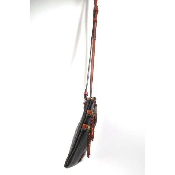 Dooney & Bourke Pebble Grain North South Triple Zip Crossbody - Picture 3 of 9